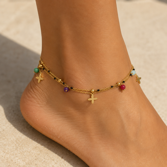 Huacachina Gold Anklet