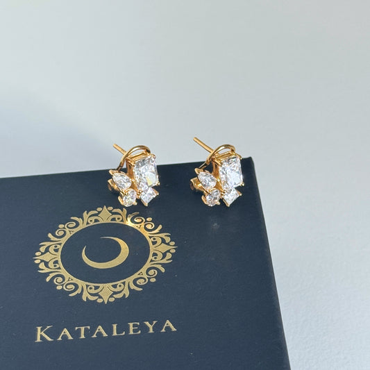Lumia Bloom Earrings — 18ct Gold Plated / Sterling Silver