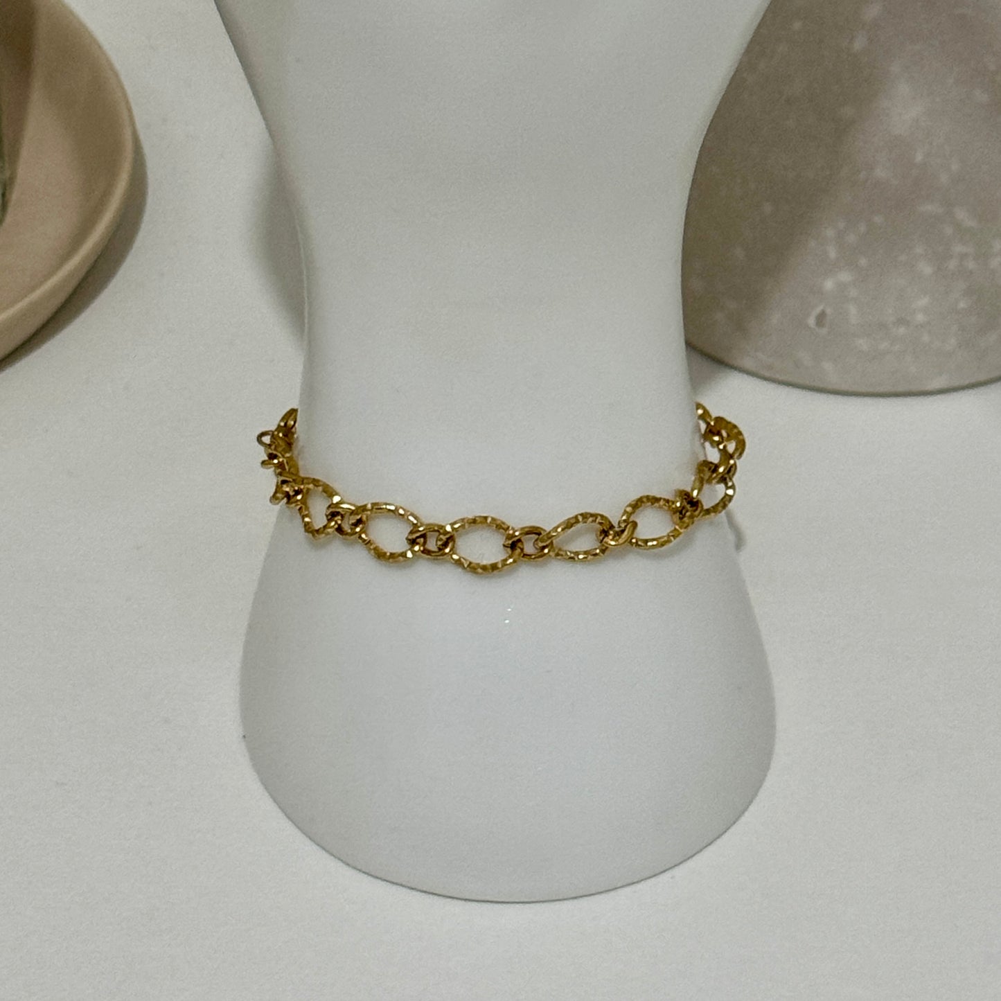 Textured Chain Bracelet