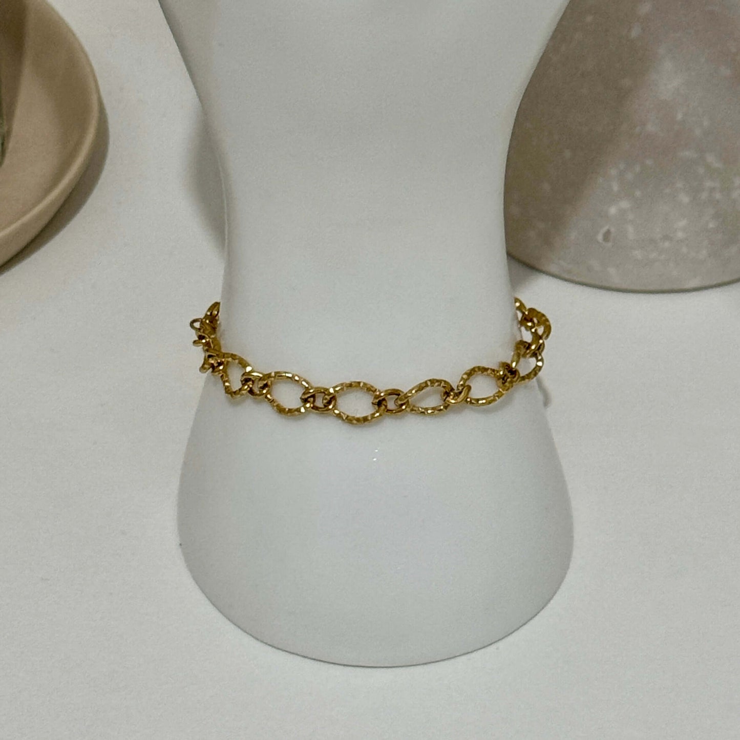 Textured Chain Bracelet