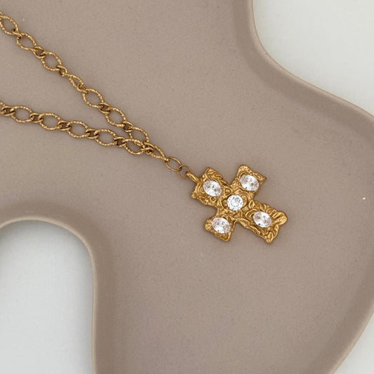 Chunky Cross Necklace