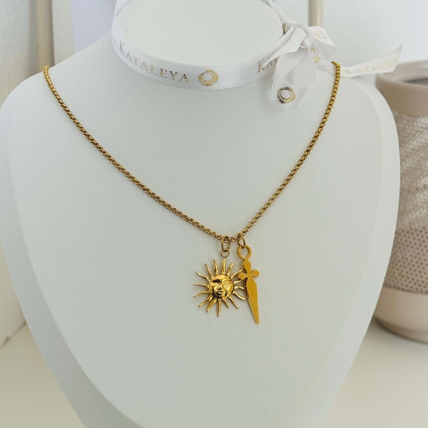 O-Chain Gold Necklace 2mm by Kataleya