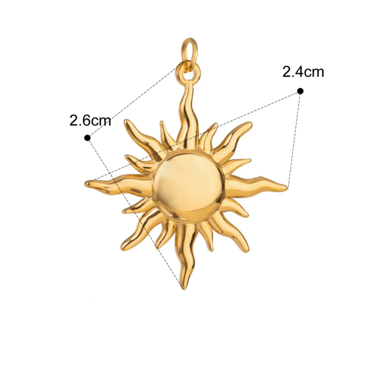 Golden Sun Charm