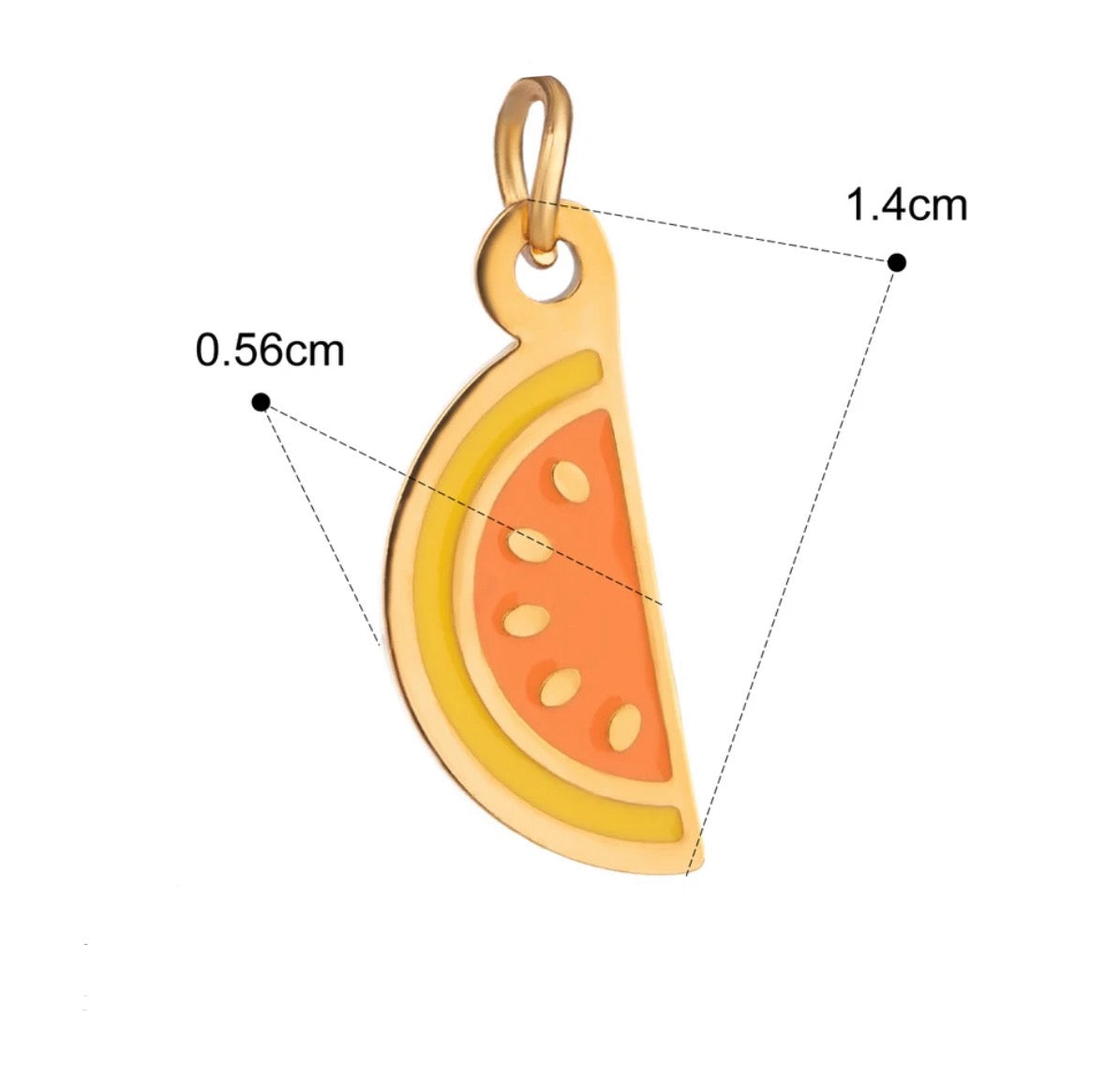 Melon Slice Charm