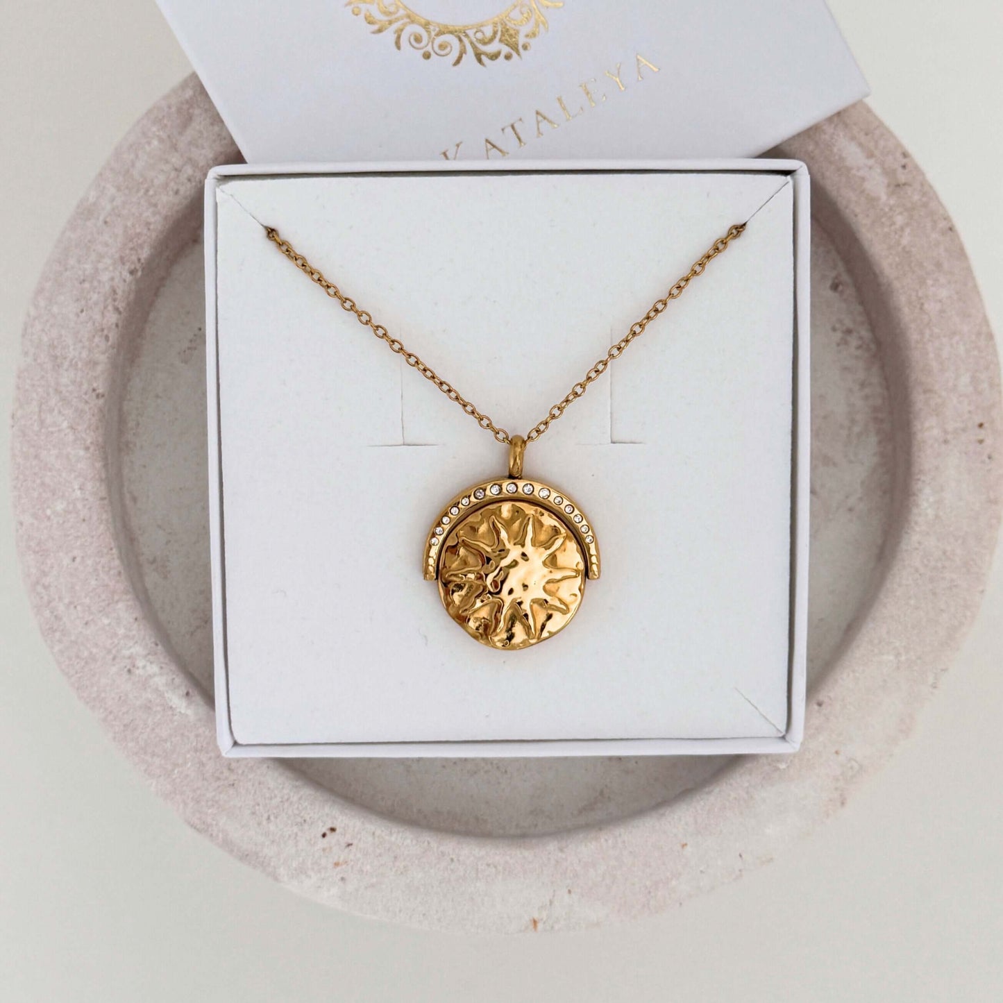 Spinner Sun Necklace
