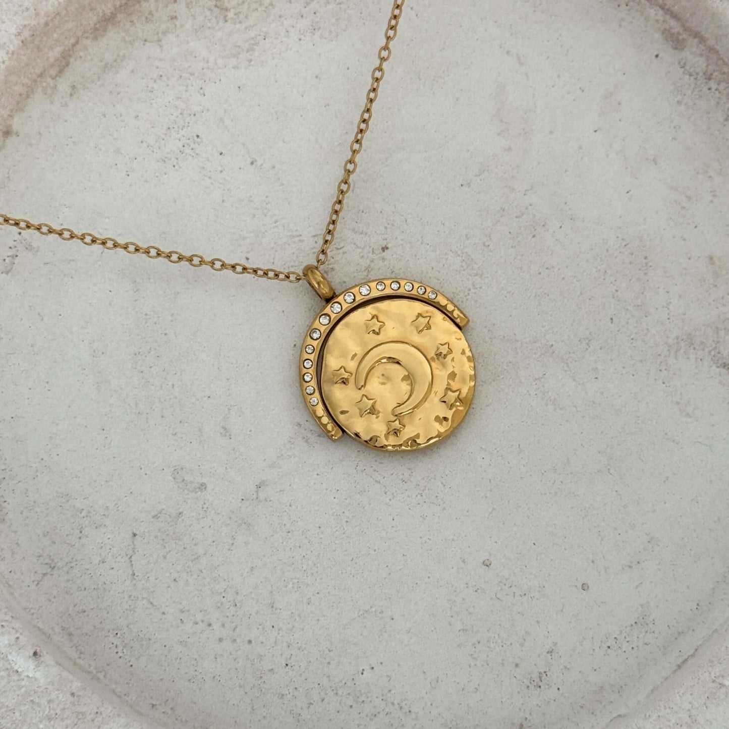 Spinner Sun Necklace