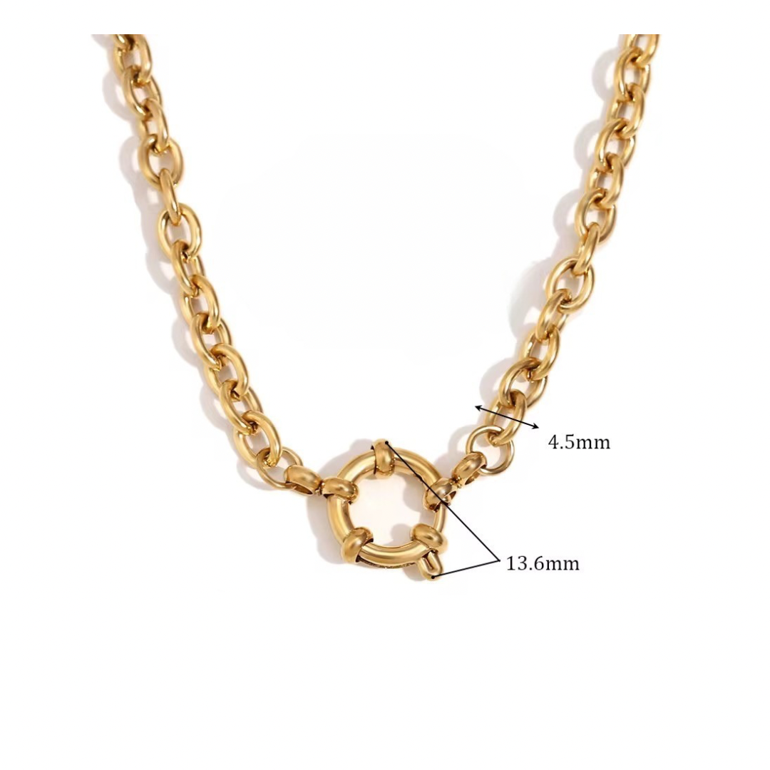 Anchor Clasp Necklace