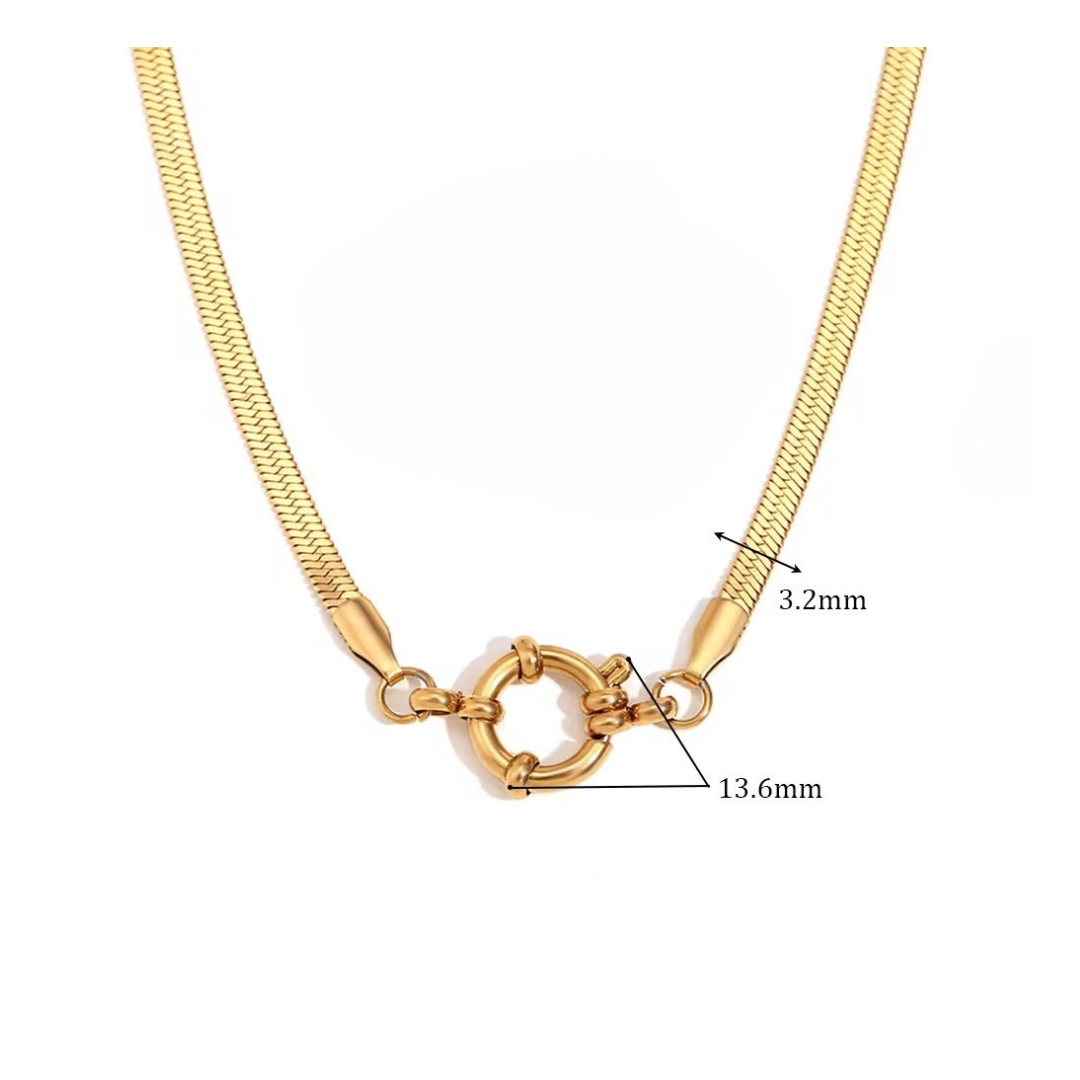 Anchor Clasp Necklace