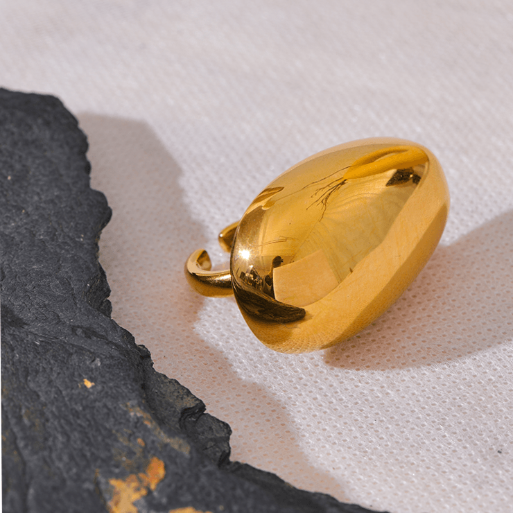 Lume - Waterproof Gold Statement Ring