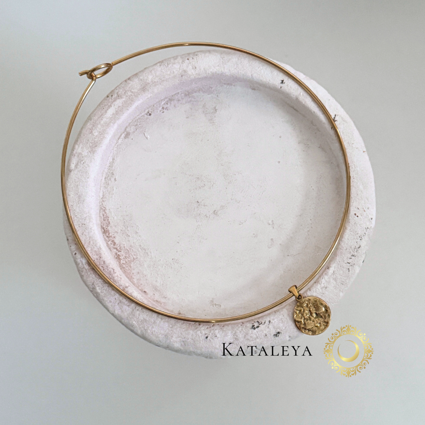 Coin Wire Choker | Waterproof Jewellery
