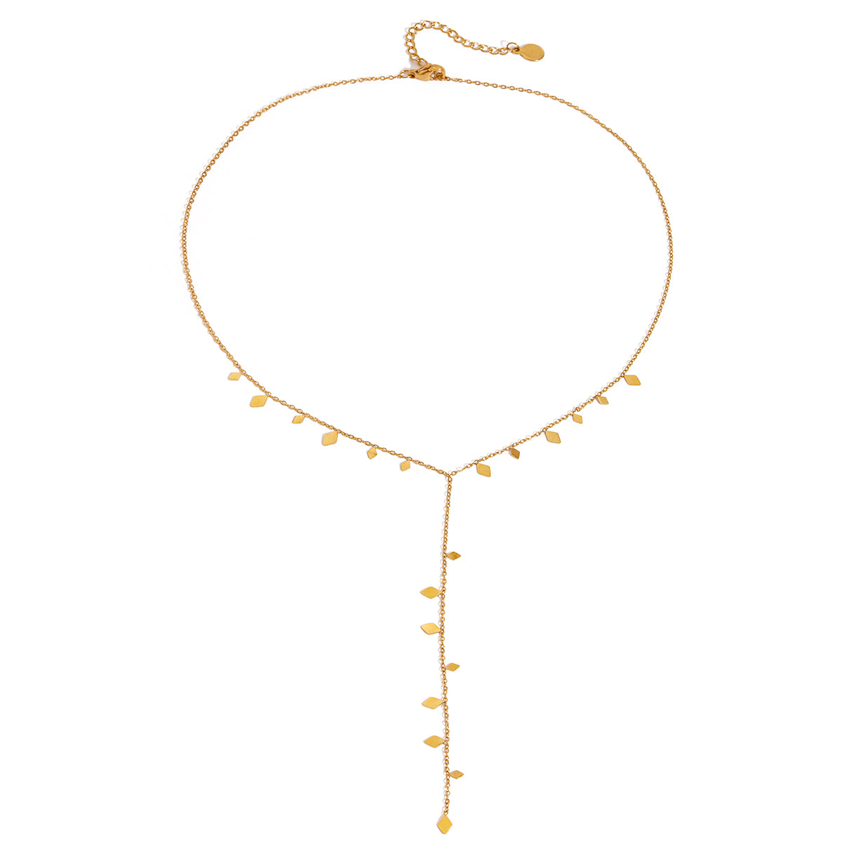 Rhombus Y Necklace | Waterproof & Tarnish Free