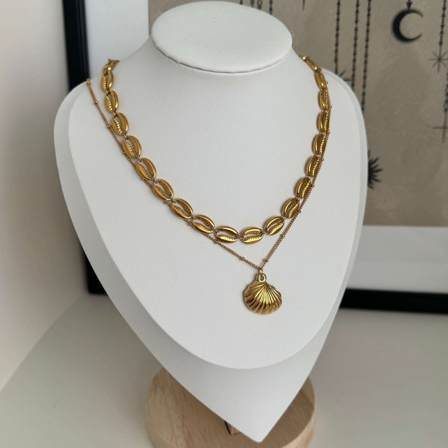 Seashell Pendant Necklace - Kataleya