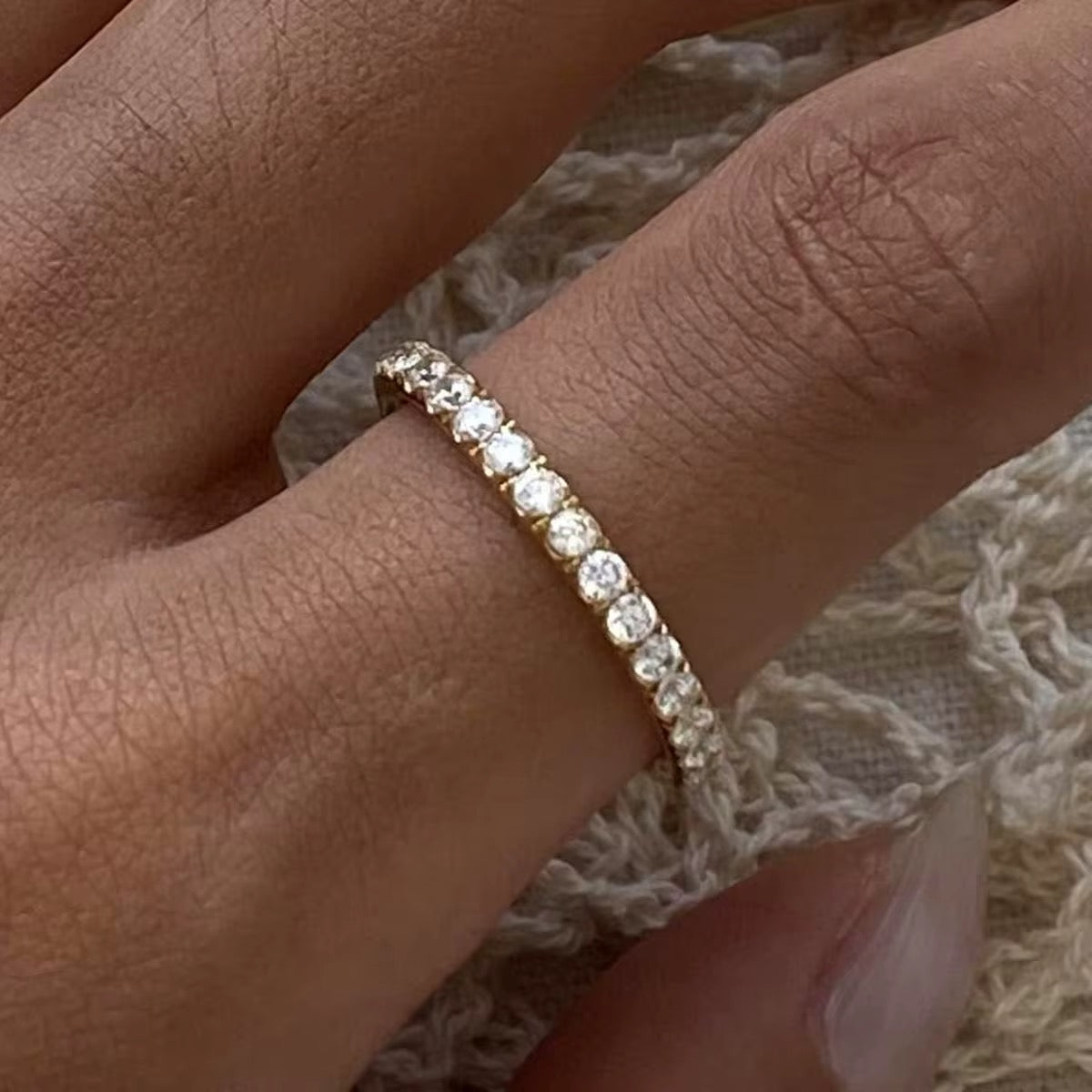 Scarlett Eternity Band Ring by Kataleya