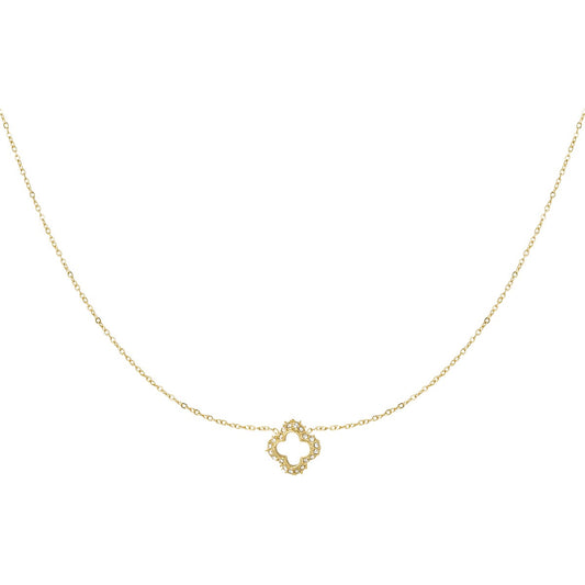 Lucky Flower Necklace in Gold by Kataleya