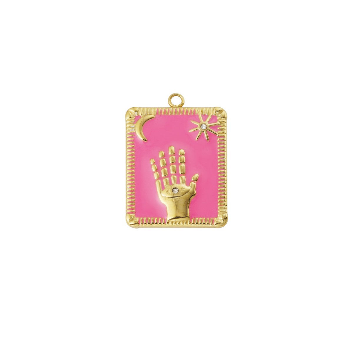 Tarot Card Charm - Pink - by Kataleya