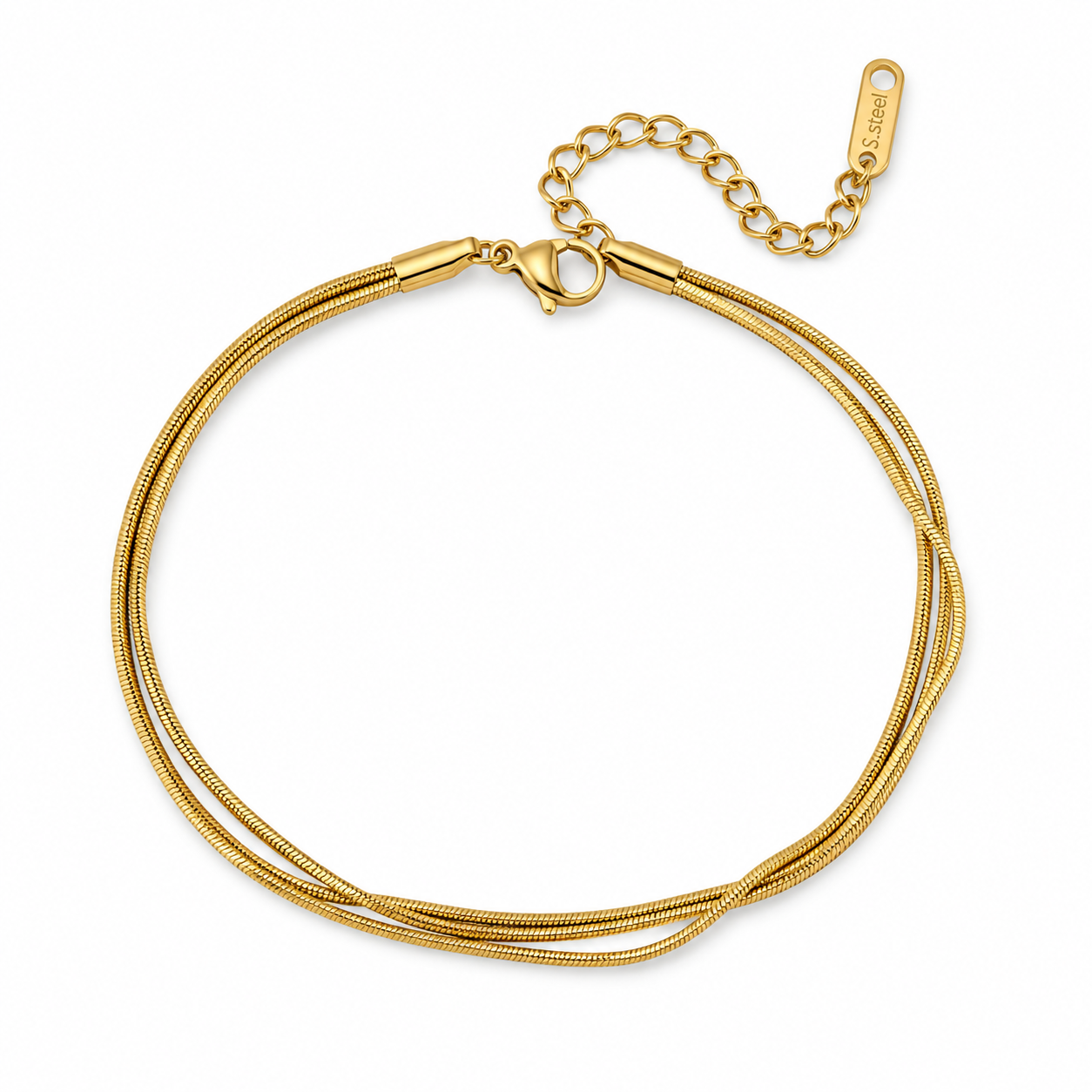 Kyma Snake Anklet | Gold Layered Anklet