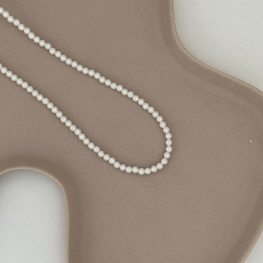 Classic Pearl Necklace Choker