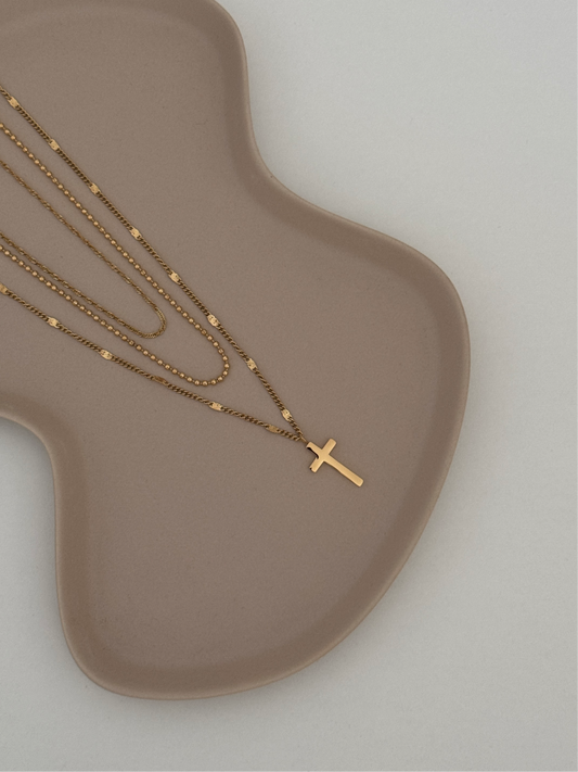 Creu - Layered Cross Pendant Necklace