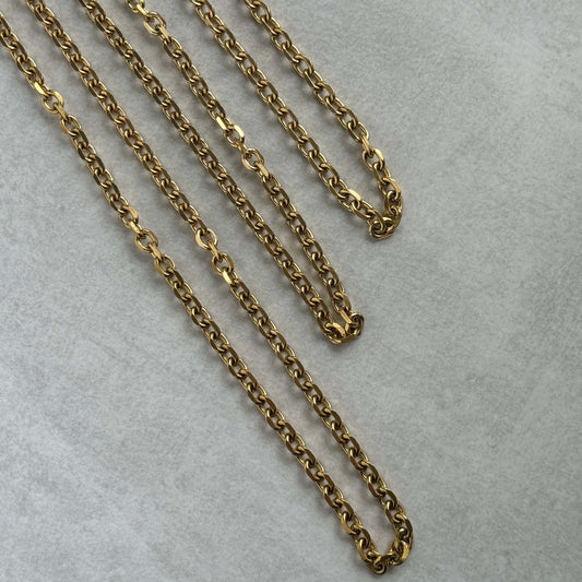 Chunky Cable Chain In Gold - Kataleya