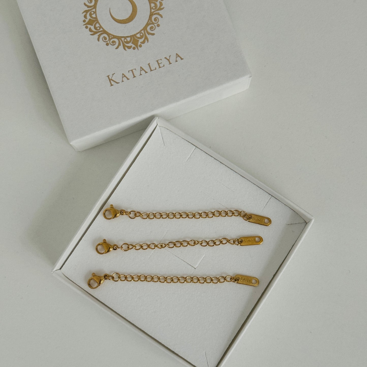 Gold Necklace Extender by Kataleya