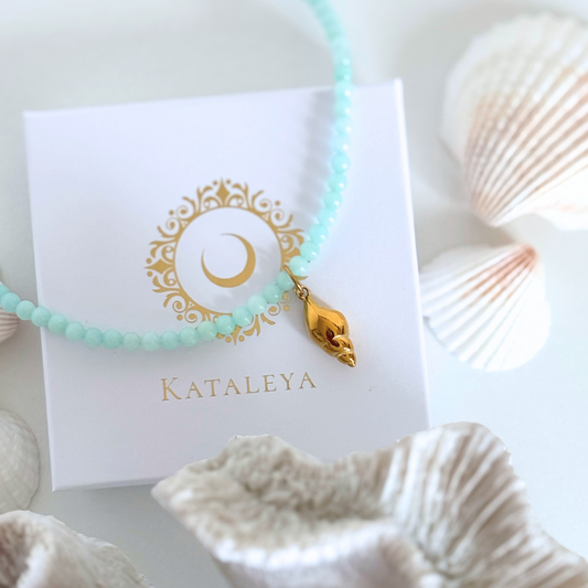 Golden Shoreline Necklace - SEABORN 