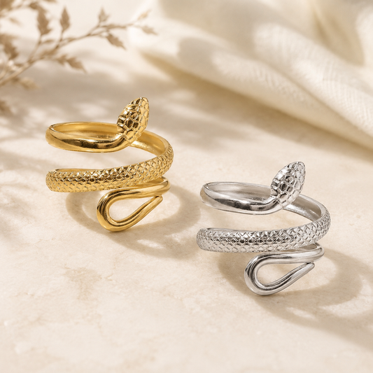 Snake Wrap Ring | Adjustable Snake Ring