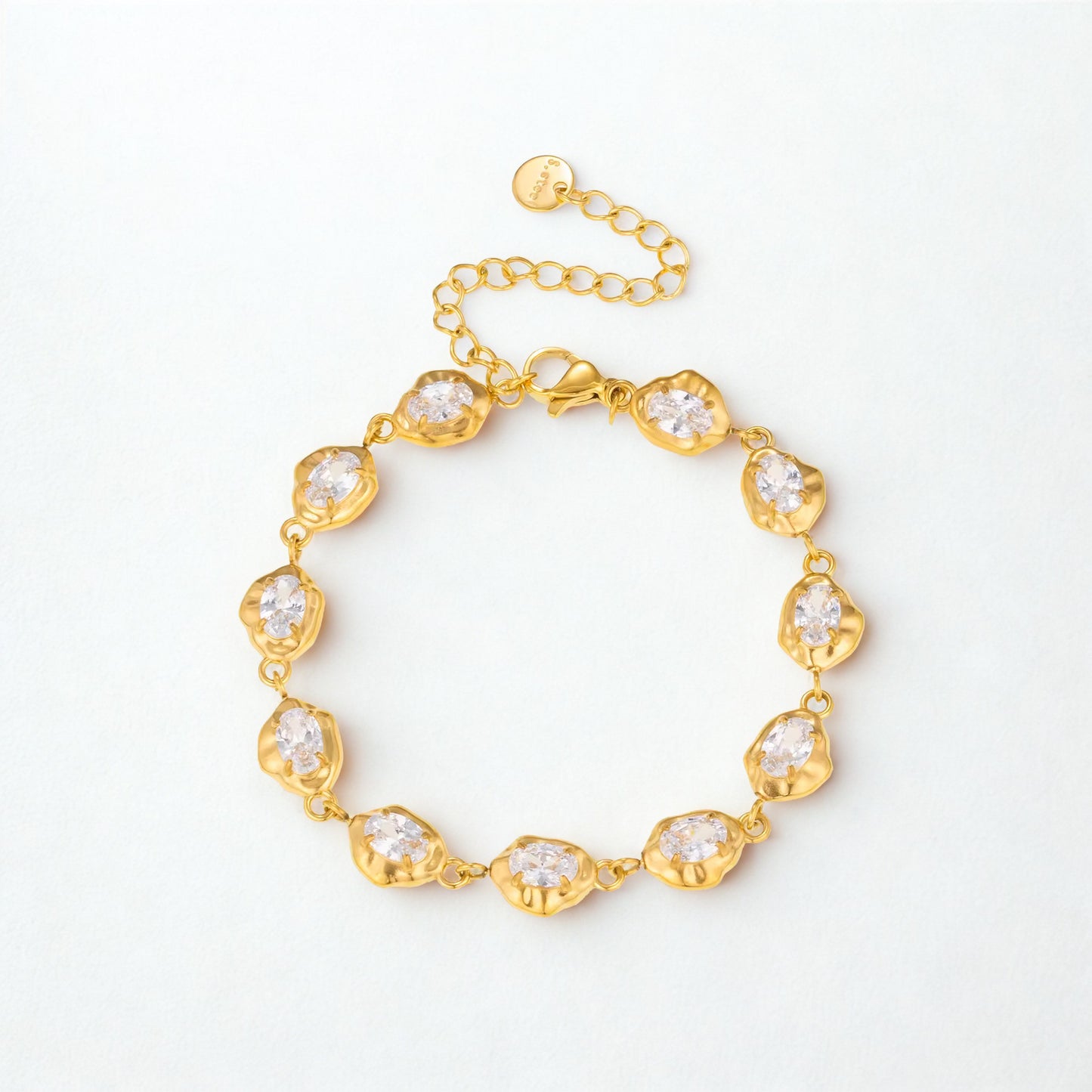 Kora – Waterproof Gold Zircon Bracelet