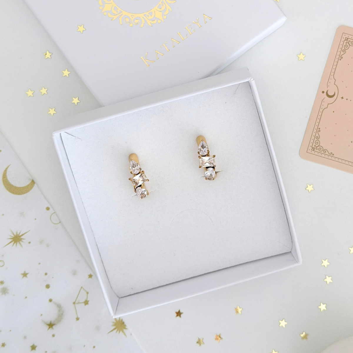 Nova Crystal Hoops