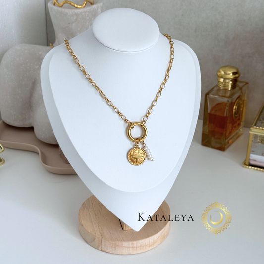 Divine Pearl Long Necklace | Waterproof & Tarnish Free