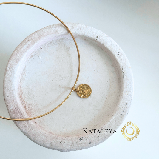 Coin Wire Choker | Waterproof Jewellery