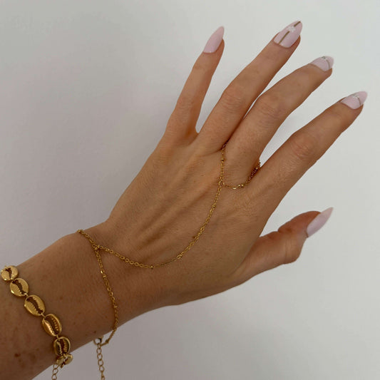 Dainty Finger Bracelet - Kataleya