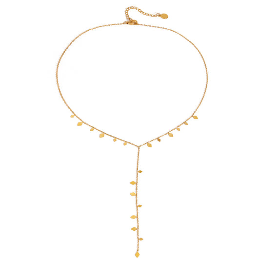 Rhombus Y Necklace | Waterproof & Tarnish Free